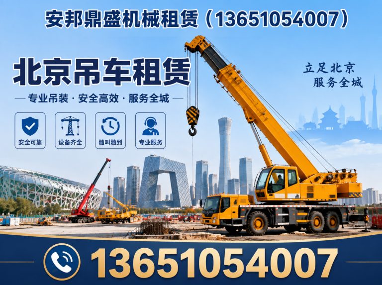 北京随车吊租赁展示图